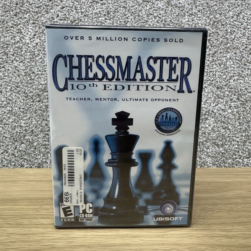 Chessmaster: 10th Edition‎ (PC CD-Rom 2004) Brand New Sealed